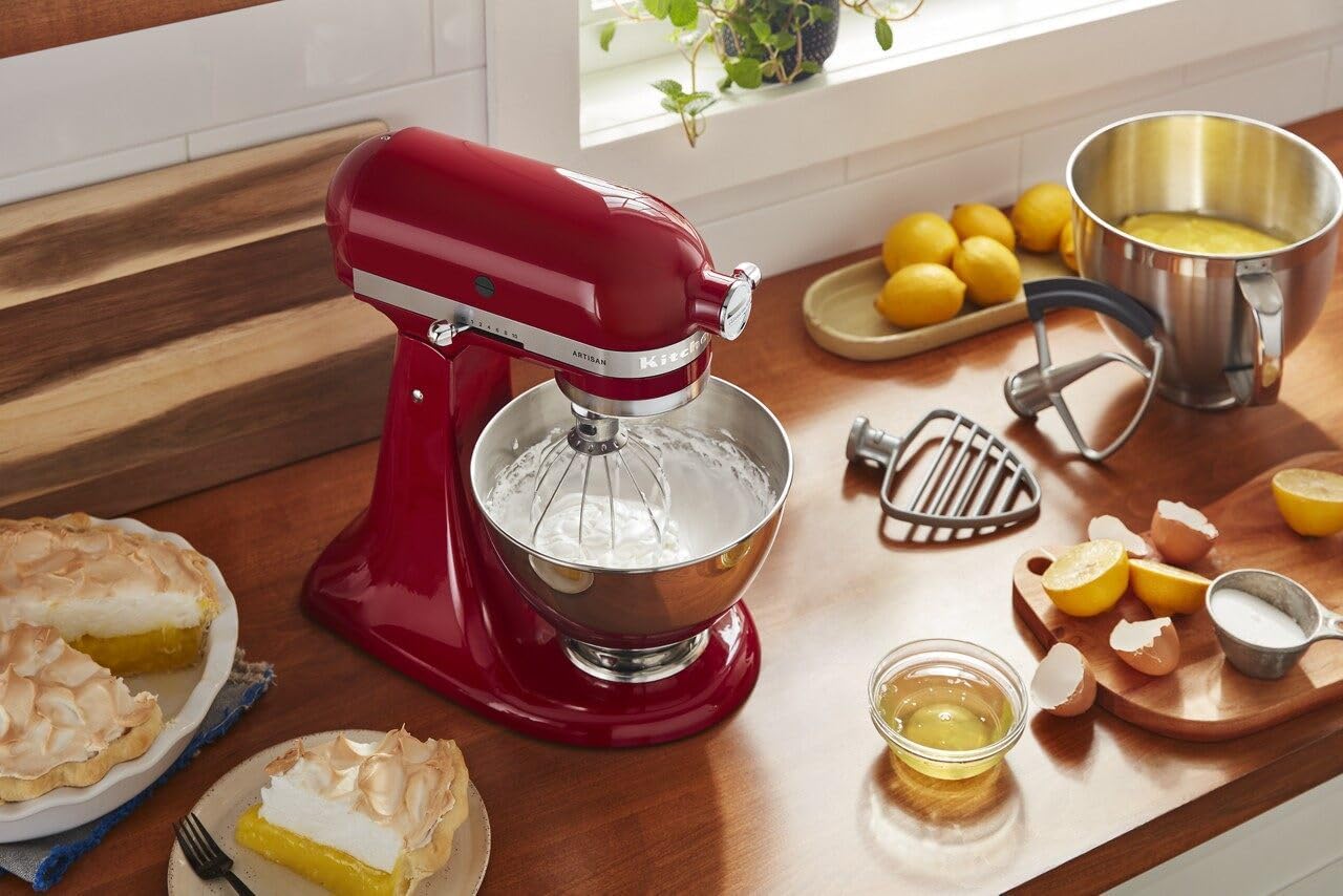 Artisan® Series Tilt-Head Stand Mixer with Premium Accessory Pack KSM195PSER