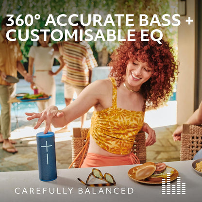 Ultimate Ears BOOM 4 Portable Waterproof Bluetooth Speaker – 360° Sound, 15-Hour Battery (Raspberry)