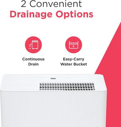 Frigidaire 23.66 L (50 Pints) with Built-In Pump Dehumidifier and Wi-Fi