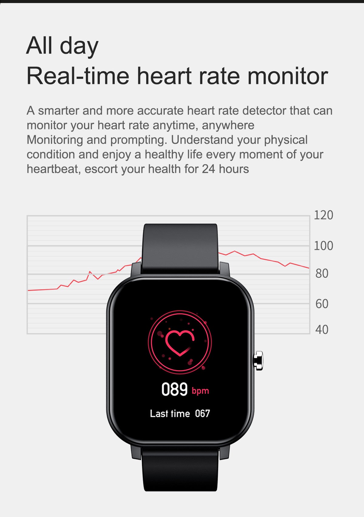 ULTREND | Smart AI | Bluetooth Sports Smart Watch with Heart Rate and Blood Pressure Monitoring Capabilities