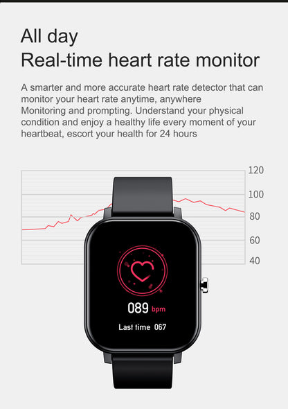 ULTREND | Smart AI | Bluetooth Sports Smart Watch with Heart Rate and Blood Pressure Monitoring Capabilities