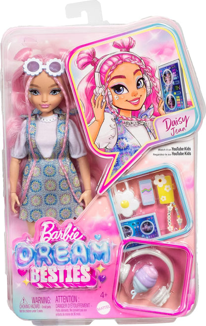 Barbie Dream Besties, Daisy Jean Fashion Doll with 9 DJ & Music Themed Pieces