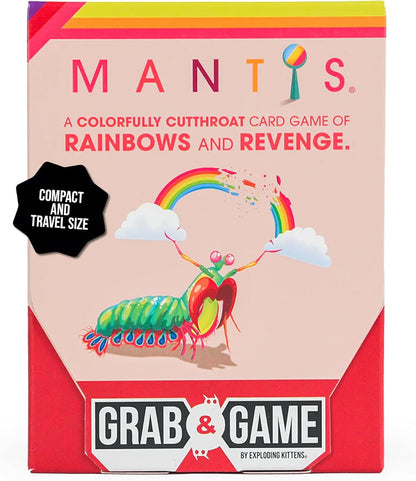 Mantis Grab & Game by Exploding Kittens - Travel Sized Cutthroat Matching Card Gam
