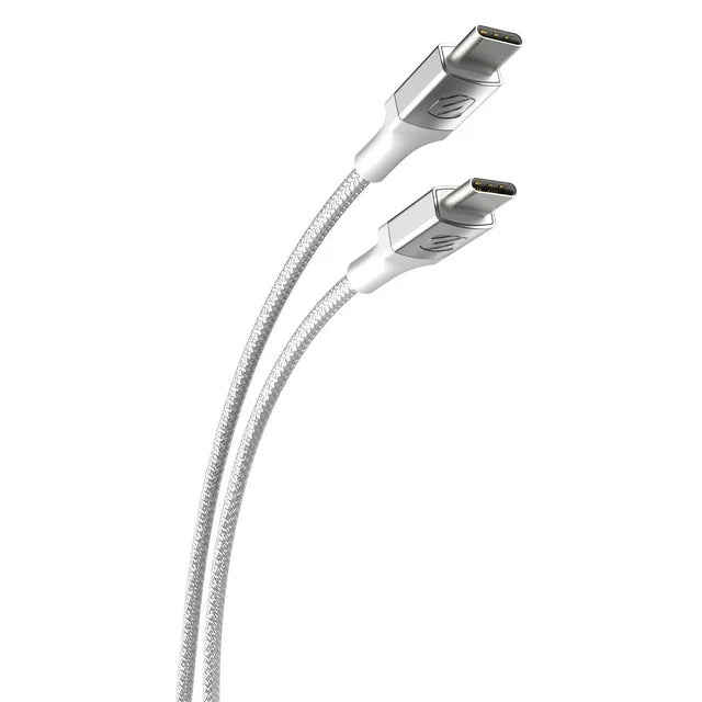 Scosche PowerVolt™ 30W USB-C Mini Wall Charger with 8ft Braided USB-C Cable