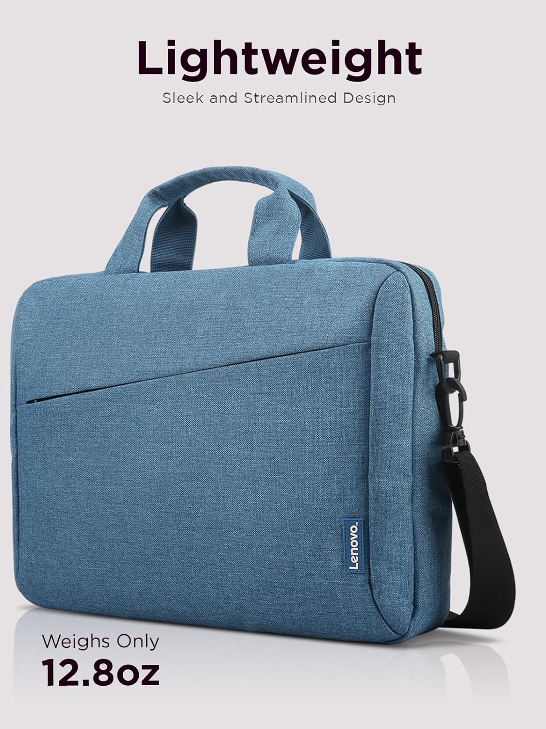 Lenovo T210 Laptop Carrying Case 15.6″ – Water-Repellent Slim Toploader (Blue)
