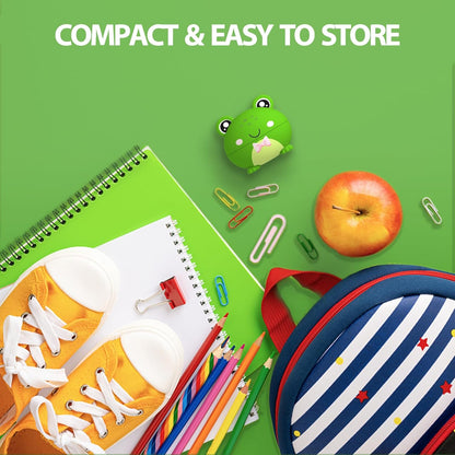 Kids Wireless Earbuds with 85dB Volume Limit, Bluetooth 5.3 & 30H Playtime (FROG)