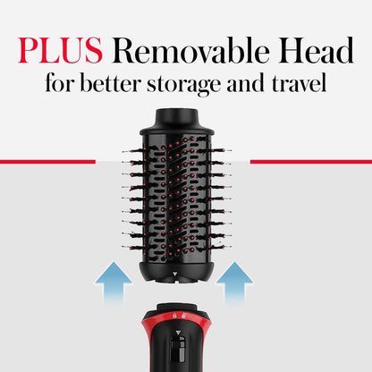 Revlon One-Step Volumizer PLUS Hot Air Brush with Tourmaline Ionic Technology – Black