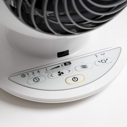 WOOZOO Desk Fan with Remote, Oscillating Table Air Circulator, 5 Speeds, 82ft Max Air Distance, Adjustable Tilt, Low Noise Motor, Small Fan for Bedroom, Office, Dorm, White