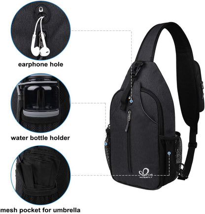Sling Bag Crossbody Backpack – Lightweight Travel & Hiking Daypack
