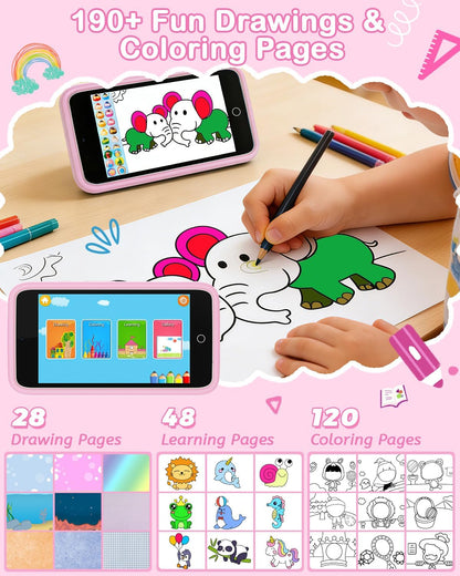 Kids Smart Toy Phone with Dual Camera, 3.97" Touchscreen, 210+ Learning Games, 190+ Drawing Activities, 8GB for Ages 3-12