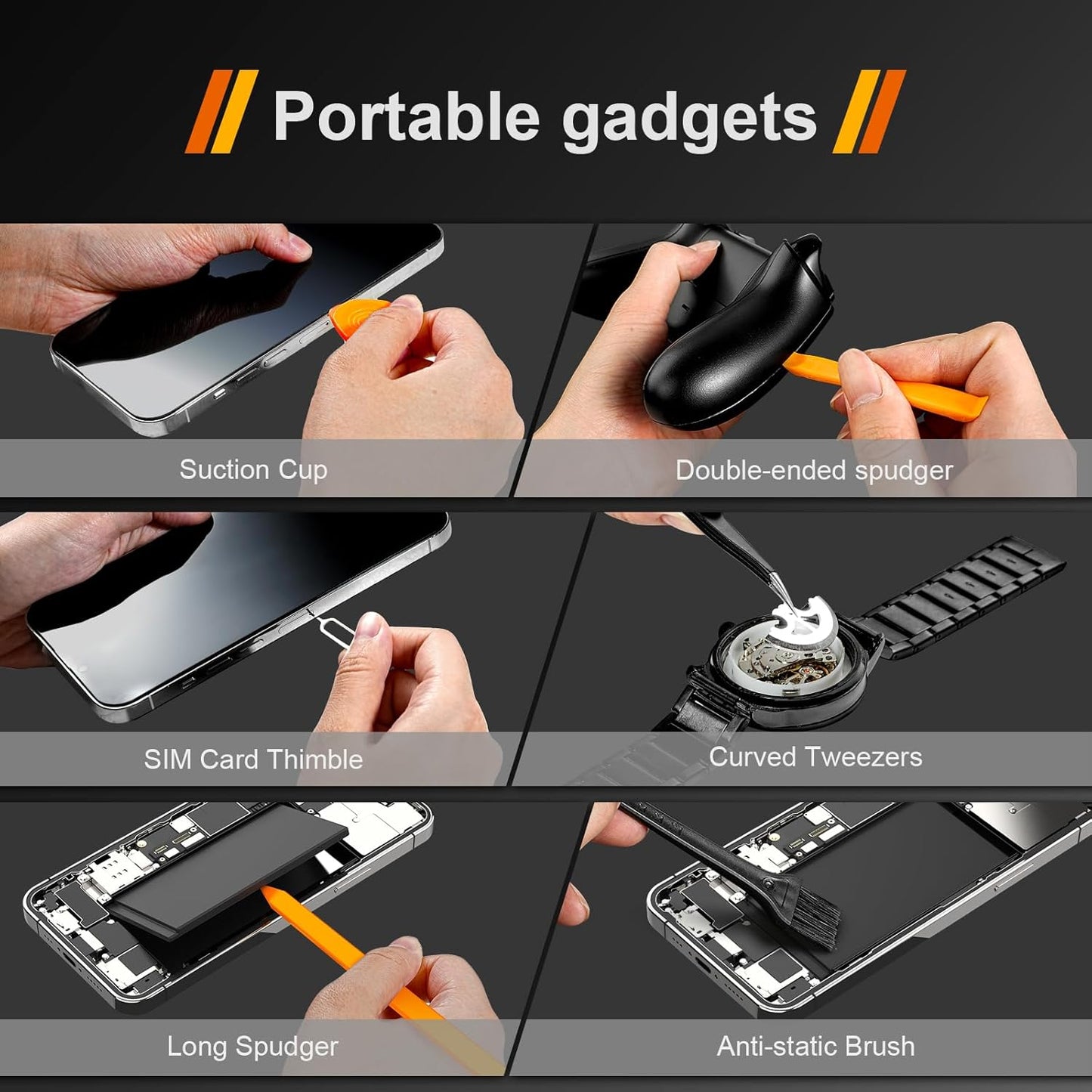 38-Piece Precision Screwdriver Set – Electronics Repair Kit with CR-V Bits