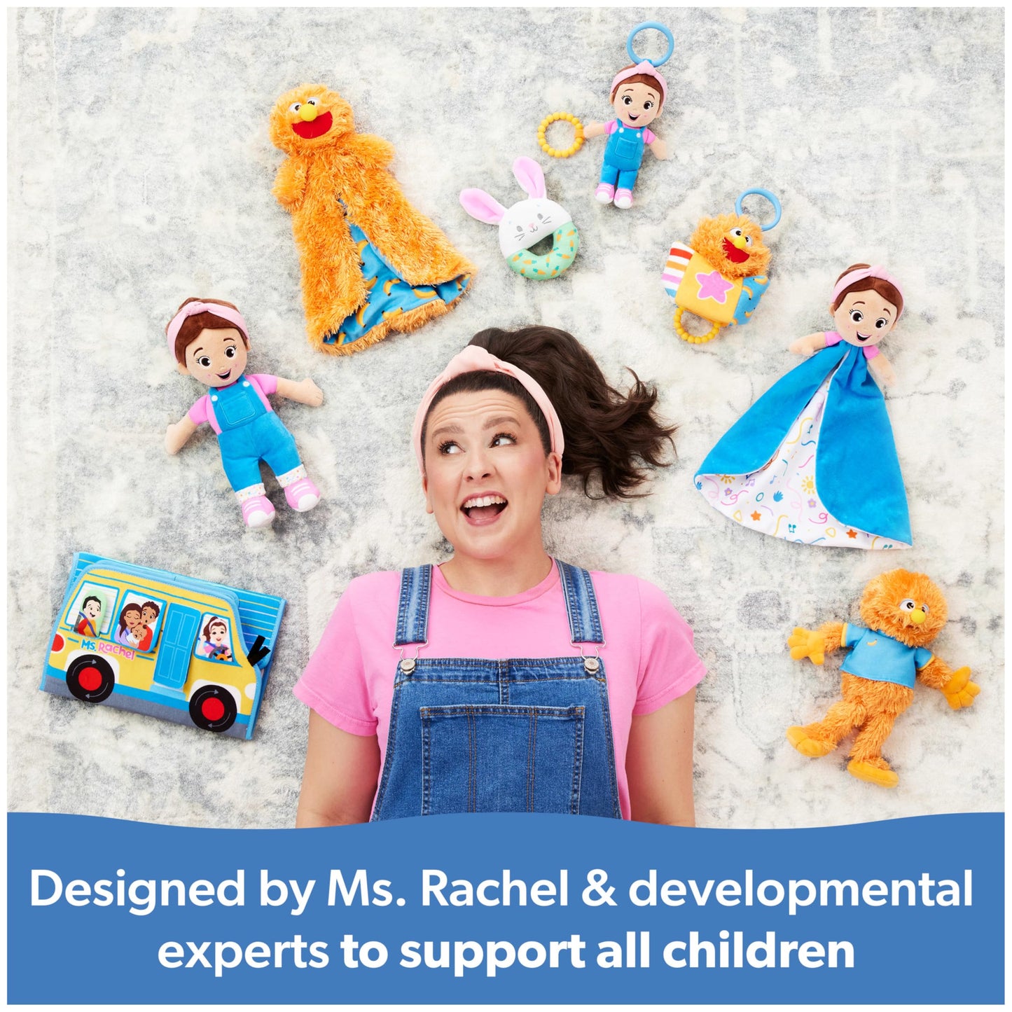 Ms. Rachel Official Speak & Sing Doll, 16” Tall Interactive Toy with 4 Songs & 16+ Phrases