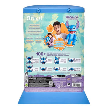 RealFX Disney Stitch Puppetronic Interactive Plush Toy with 100+ Sounds and Actions