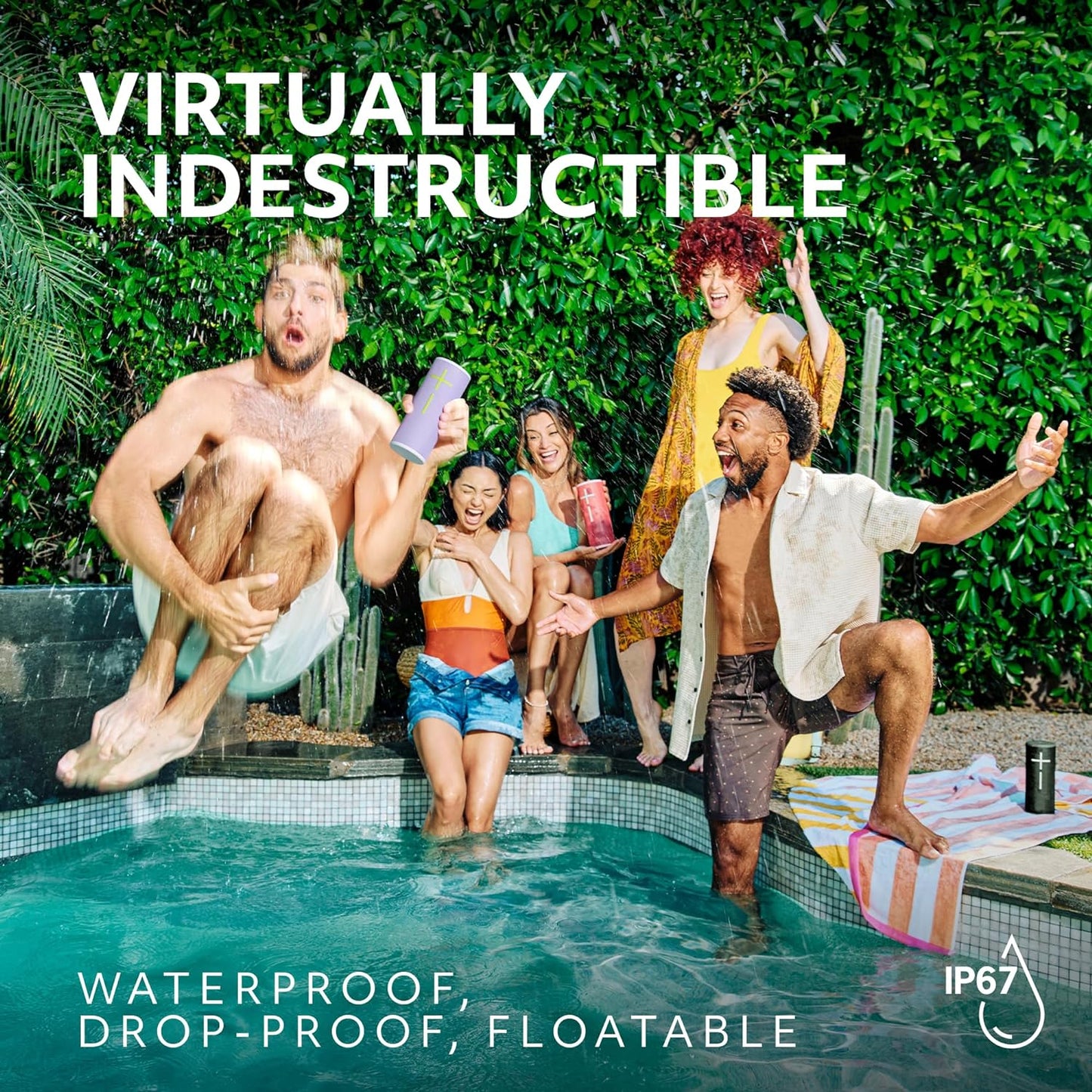 Ultimate Ears BOOM 4 Portable Waterproof Bluetooth Speaker – 360° Sound, 15-Hour Battery (Raspberry)