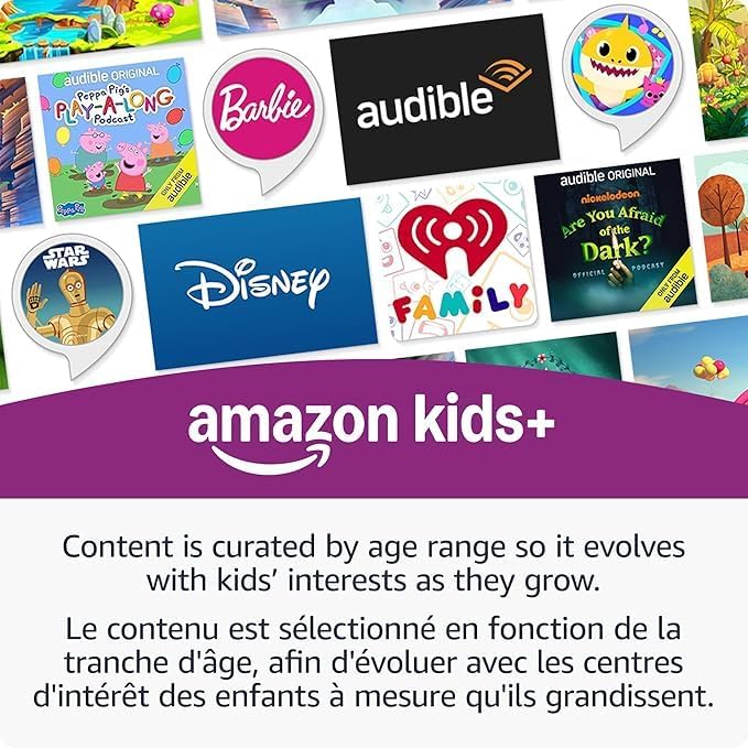 Amazon Echo Dot Kids (newest model), Designed for kids, with parental controls, Dragon, with Alexa+ Early Access