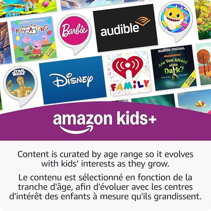 Amazon Echo Dot Kids (newest model), Designed for kids, with parental controls, Dragon, with Alexa+ Early Access