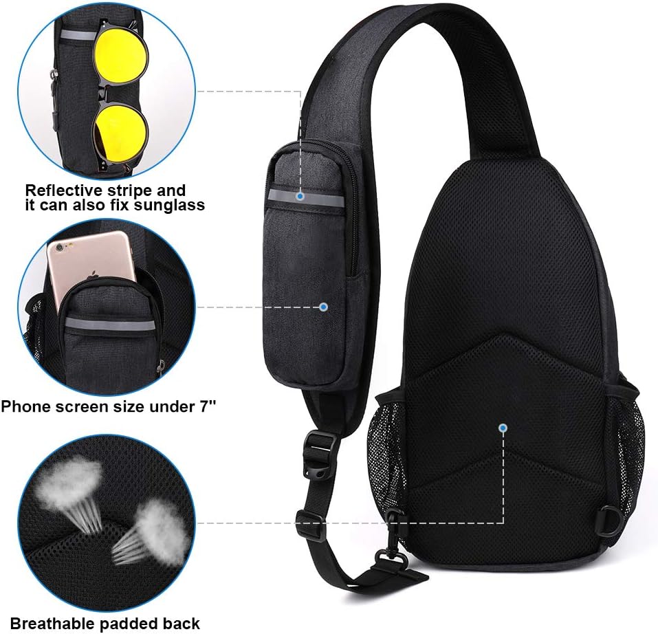 Sling Bag Crossbody Backpack – Lightweight Travel & Hiking Daypack