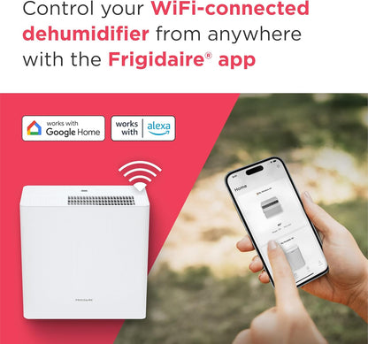 Frigidaire 23.66 L (50 Pints) with Built-In Pump Dehumidifier and Wi-Fi