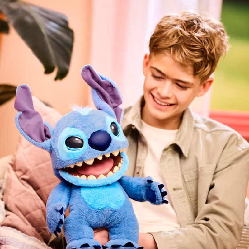 RealFX Disney Stitch Puppetronic Interactive Plush Toy with 100+ Sounds and Actions