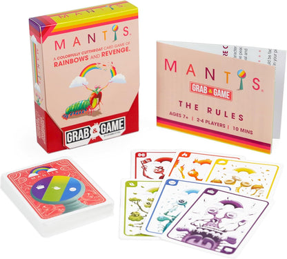 Mantis Grab & Game by Exploding Kittens - Travel Sized Cutthroat Matching Card Gam