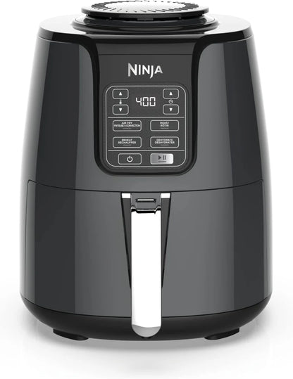 Ninja AF100C Air Fryer, 4-Qt Capacity, Non-Stick, Air Fry, Roast, Reheat, Dehydrate, Charcoal Grey (Canadian Version)