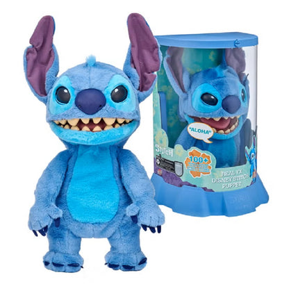 RealFX Disney Stitch Puppetronic Interactive Plush Toy with 100+ Sounds and Actions