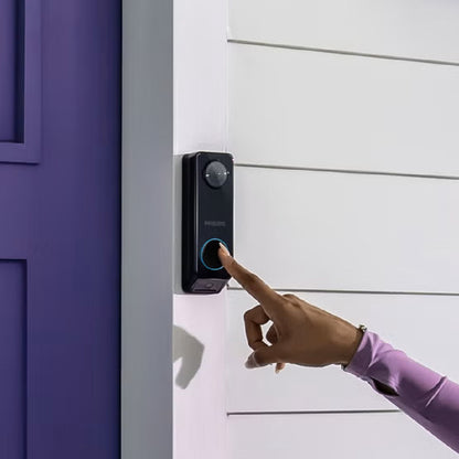 Philips 7000 Series Video Doorbell with Dual Cameras, 2K HDR, AI Human Detection & HomeBase