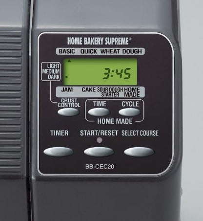 Zojirushi Home Bakery Supreme Bread Maker BB-CEC20, 2lb Bread Machine with 10 Pre-Programmed Settings & Delay Timer