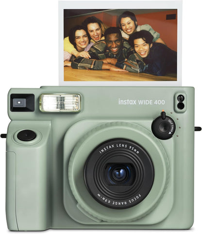 FUJIFILM INSTAX WIDE 400 Instant Film Camera, Green