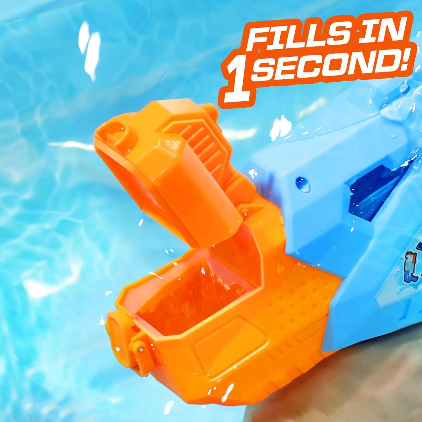 2-Pack Super Water Guns 1200CC High Capacity Water Blasters for Kids & Adults
