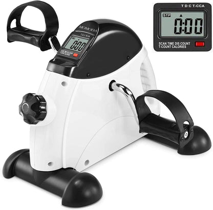 Pedal Exerciser Mini Exercise Bike for Leg and Arm Low Impact Exercise Light Weight and Portable Home Exerciser