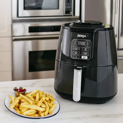 Ninja AF100C Air Fryer, 4-Qt Capacity, Non-Stick, Air Fry, Roast, Reheat, Dehydrate, Charcoal Grey (Canadian Version)