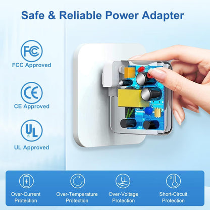 MacBook Pro Charger 96W/70W USB-C to MagSafe 3 Power Adapter