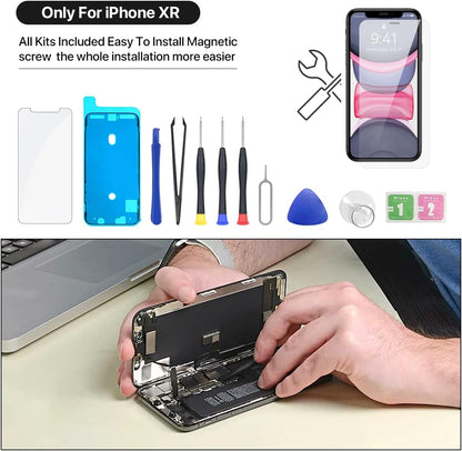 iPhone XR Screen Replacement Kit with LCD & Tools (6.1")