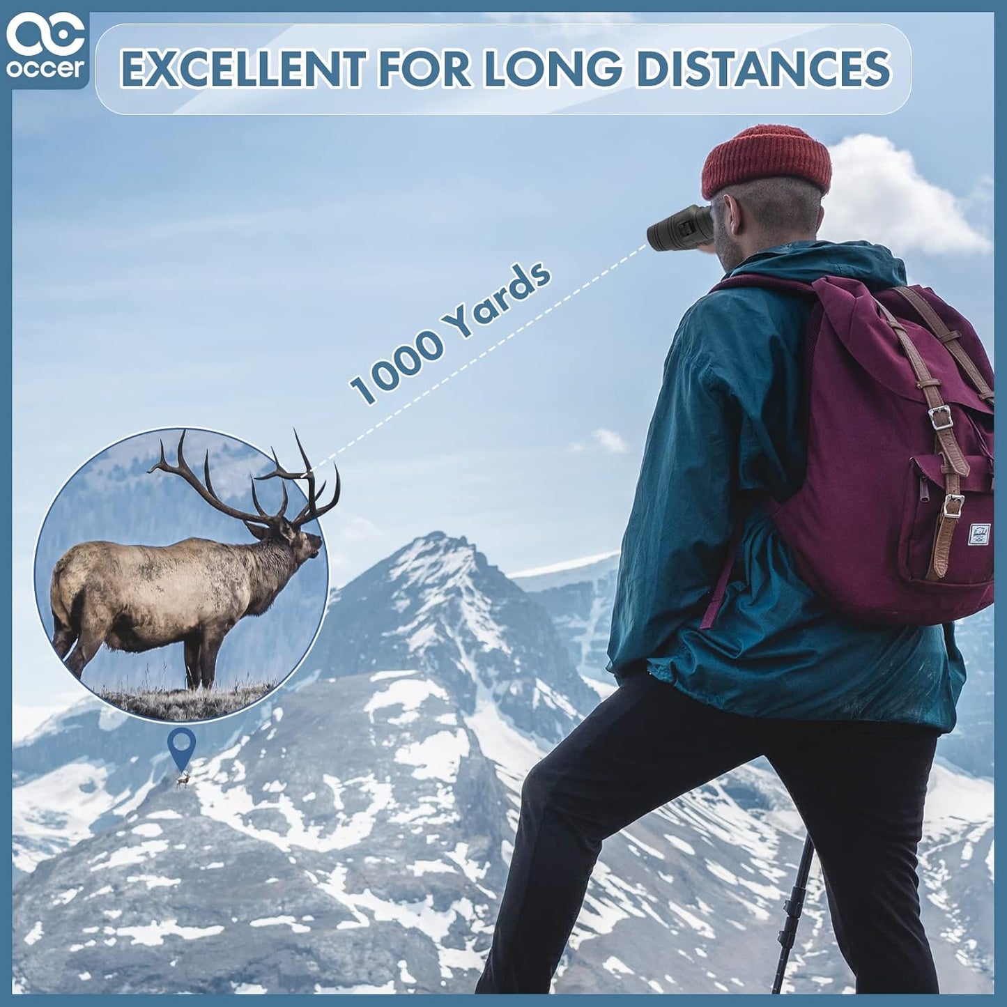 12x25 Compact Binoculars – Lightweight HD BAK4 Prism Binoculars for Travel & Bird Watching