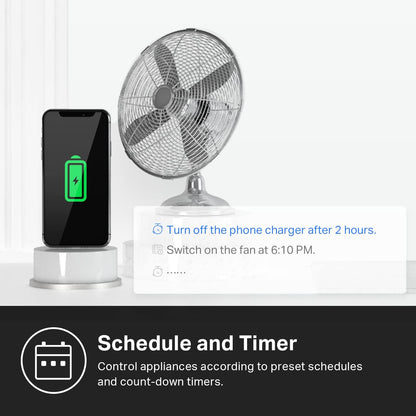 Smart Wi-Fi Plug with Energy Monitoring (2-Pack), Apple Home, Alexa & Google