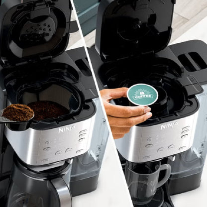 Ninja DualBrew 14-Cup Coffee Maker with Grounds, Pods & Rapid Cold Brew