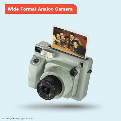 FUJIFILM INSTAX WIDE 400 Instant Film Camera, Green