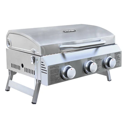 NXR 3 Burner 24,000 BTU Portable Propane Gas BBQ