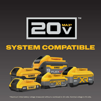 DEWALT 20V MAX* 6-1/2-Inch Circular Saw Kit, 5.0-Ah (DCS391P1)