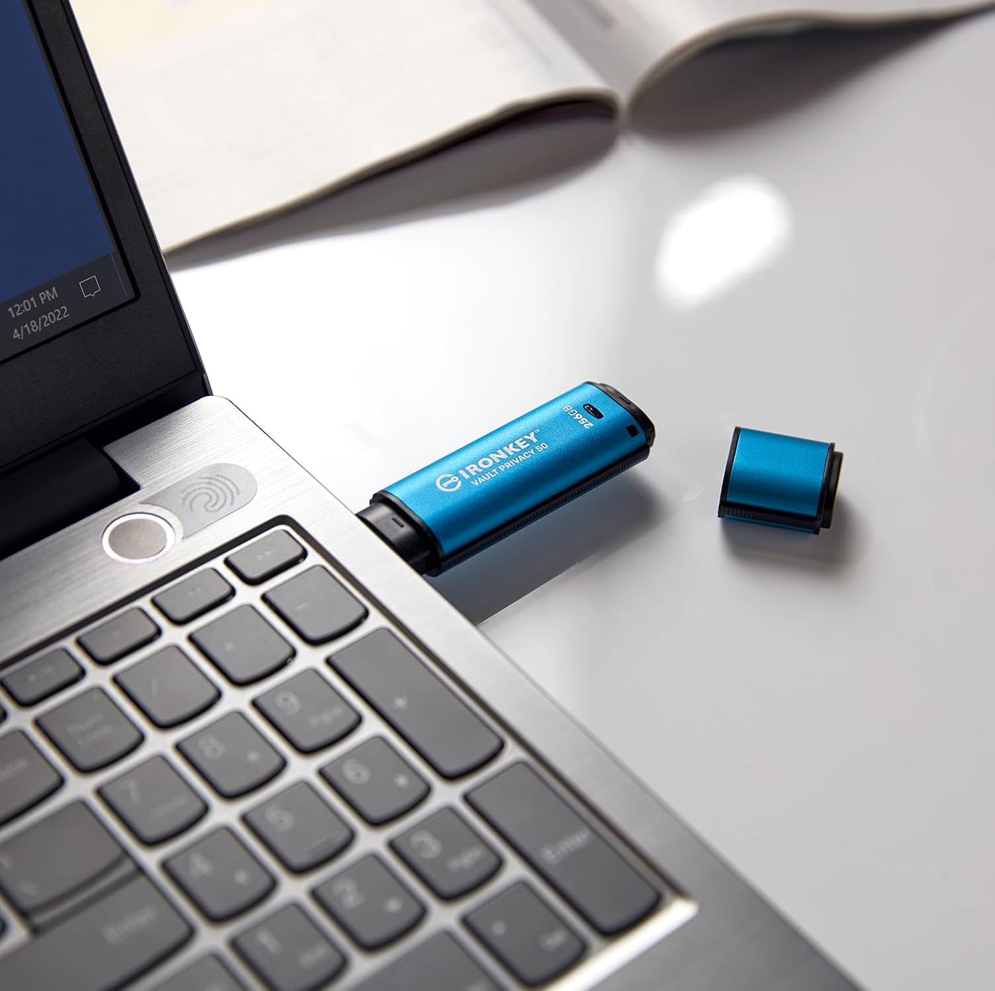 Kingston IronKey Vault Privacy 50 USB-C 16GB Flash Drive – FIPS 197 Encrypted