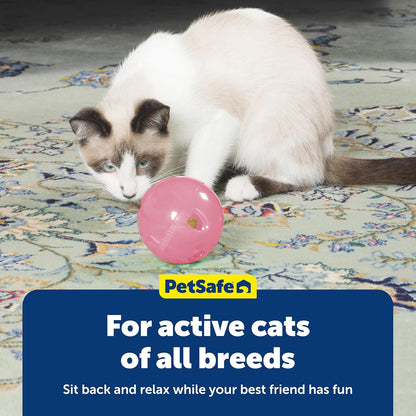 Interactive Cat Treat & Food Feeder Ball – Slim Adjustable Puzzle Toy for Cats
