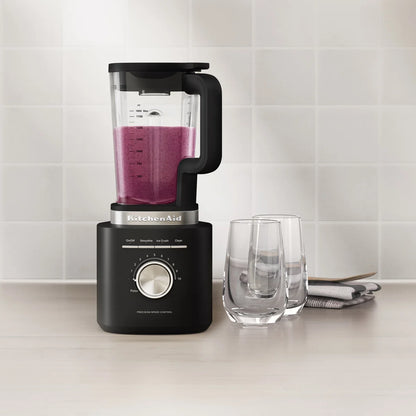 KitchenAid Pure Power Blender with a 2 L (68 oz.) Plastic Jar and a Bonus 1.85 L (62 oz.) Glass Jar