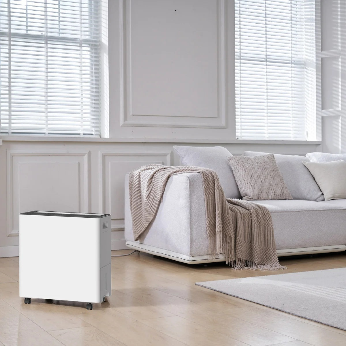 Midea 23.7 L (50 Pints) Smart Dehumidifier with Pump