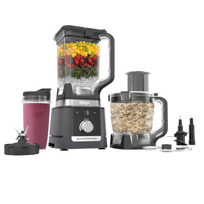 Ninja Deluxe Blender & Kitchen System with 88-oz. (2.6 L) Pitcher, 9-Cup Processor & Auto-iQ