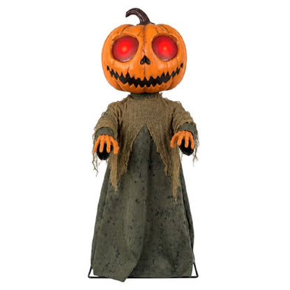 3ft Animated Lil Monster Halloween Decoration with LED Eyes, Spooky Sounds & Motion