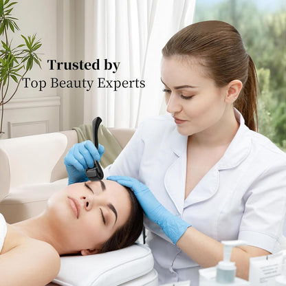 Titanium Microneedle Derma Roller – 0.5MM for Face, Beard & Skincare – Professional Micro Needling Tool for Men & Women with Storage Case