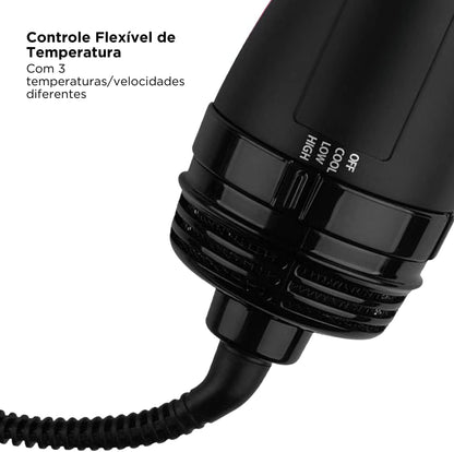 Revlon One-Step Root Booster Round Brush Dryer, 1.5-Inch, Volume & Frizz Control