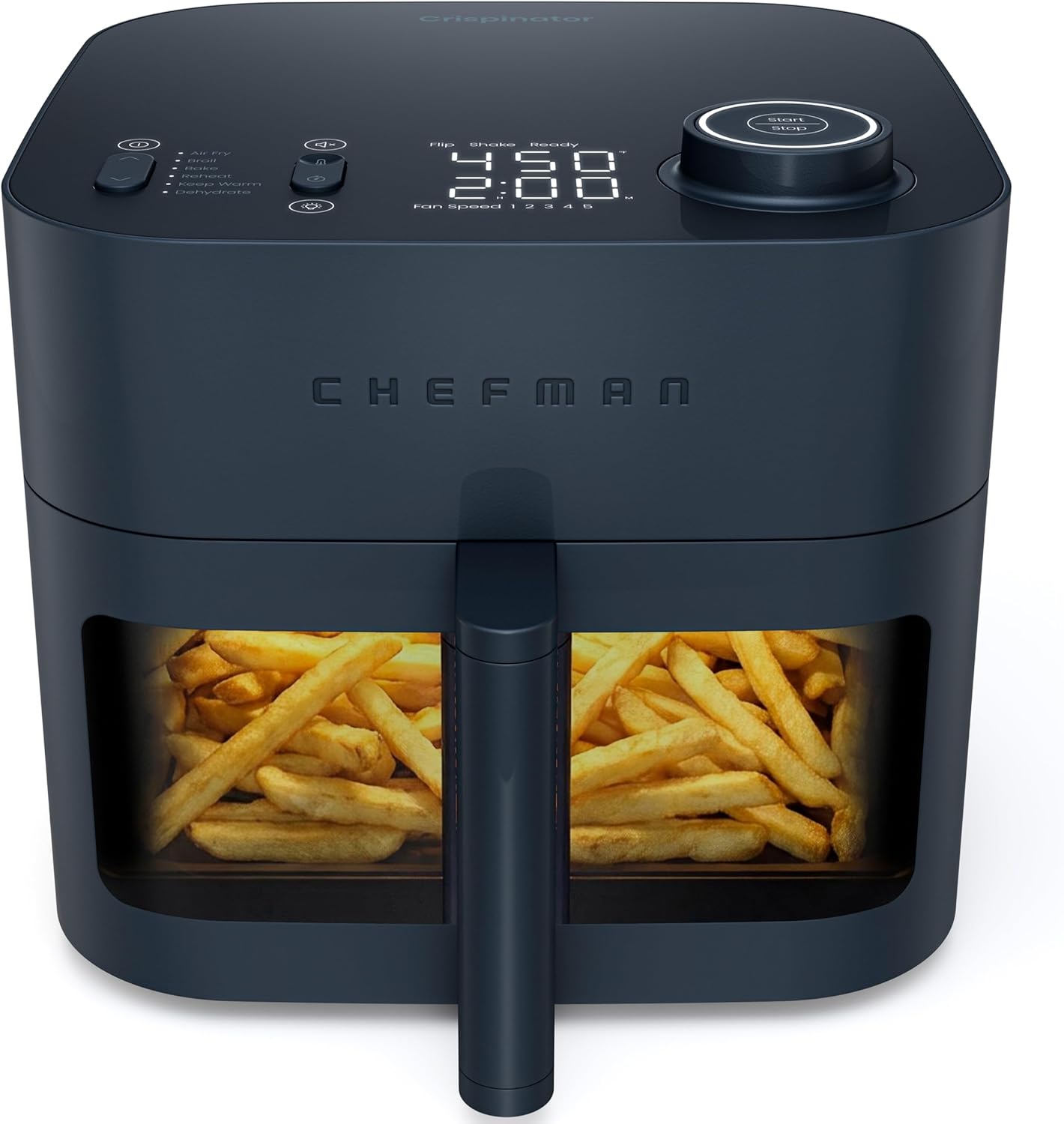 Chefman Crispinator Performance Series 7.5 L (8 qt.) Air Fryer with Removable Divider