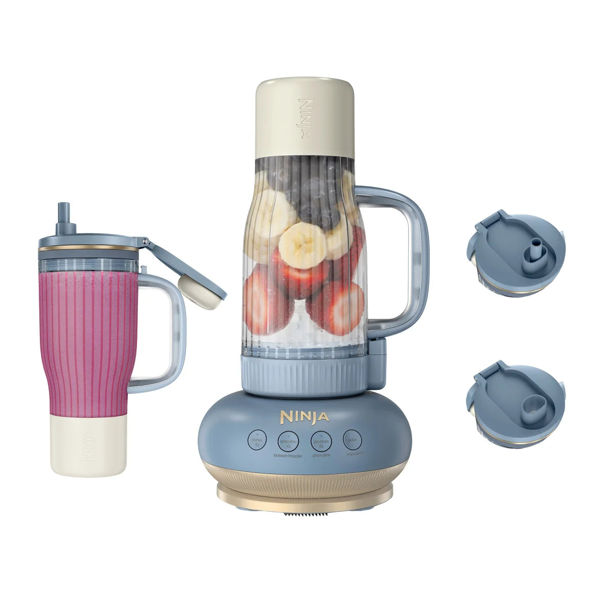 Ninja BlendBOSS Tumbler Blender with Two Tumblers (26 oz.) & Two Removable Straws